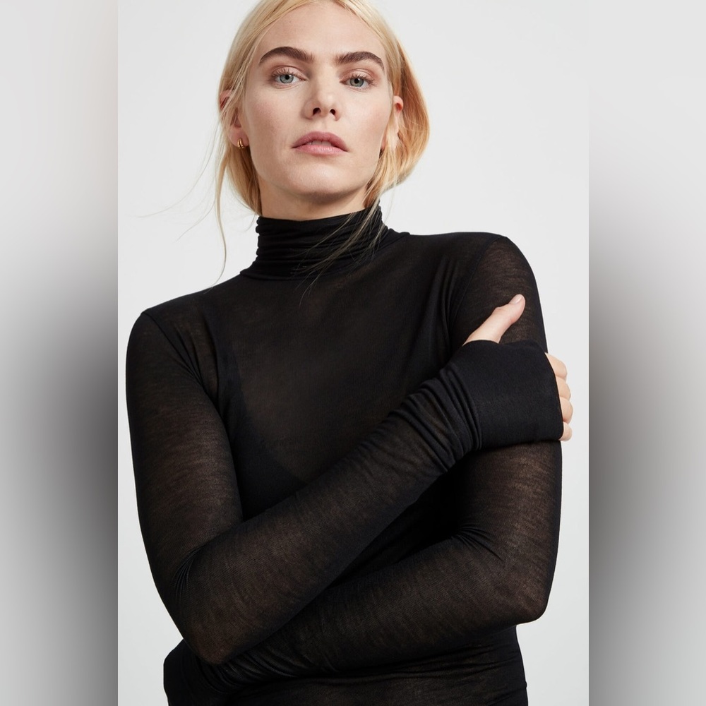 Black Long Sleeve Women's Top